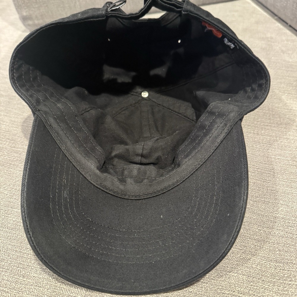 Nike Mens OSFA Heritage86 Dad Hat Black Embroidered Swoosh Adjustable Strapback - Picture 5 of 7